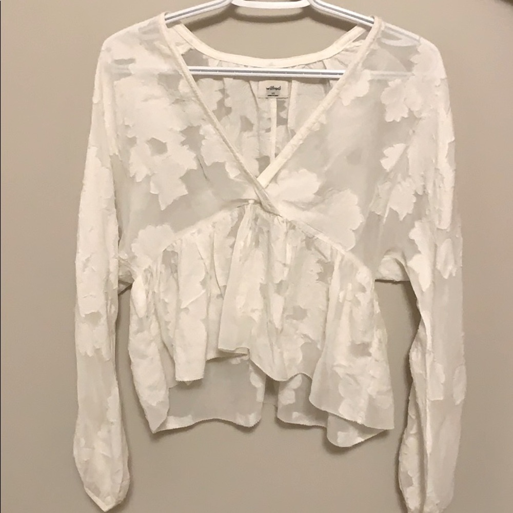 Aritzia Wilfred blouse